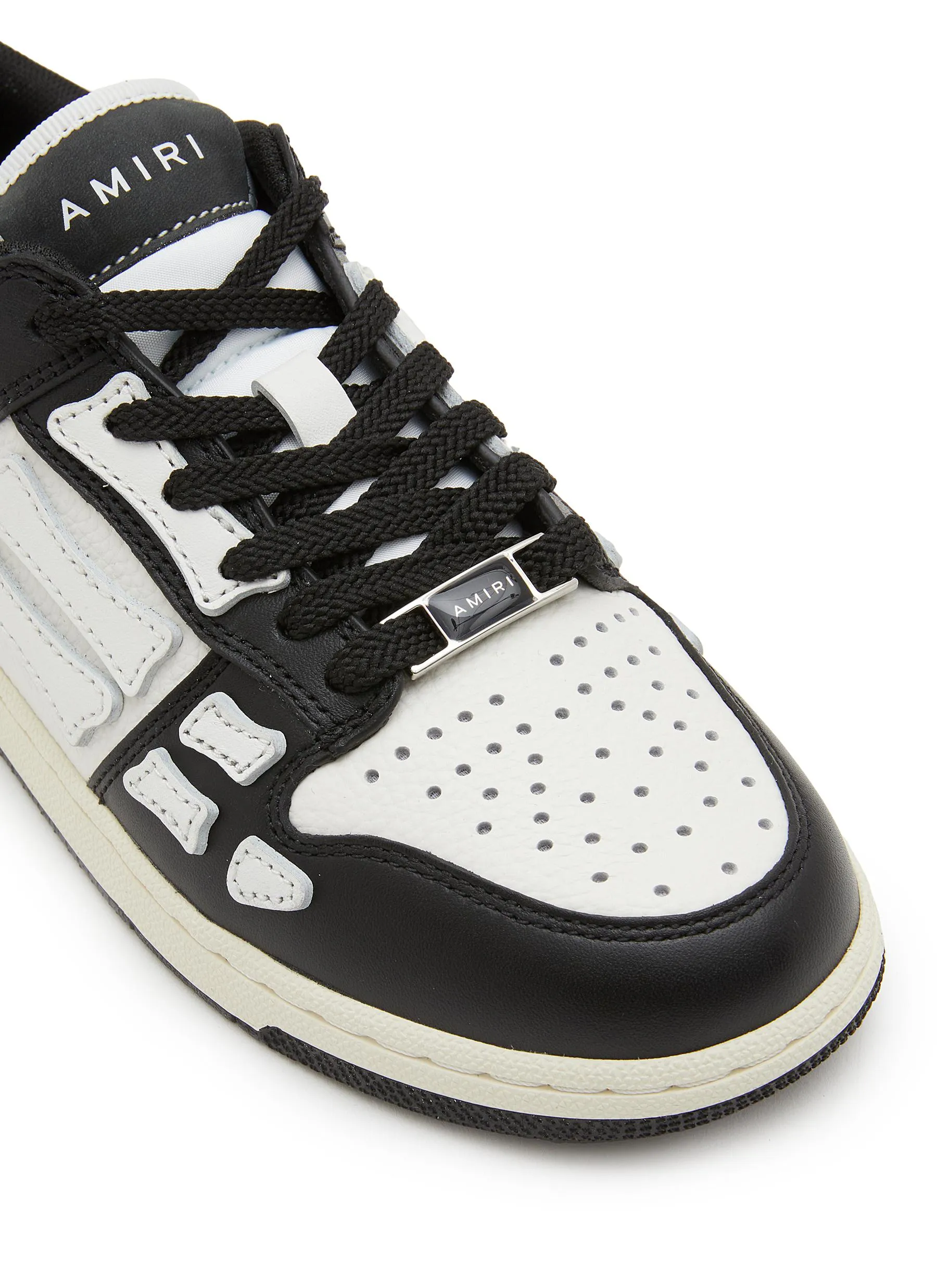 -----------AMIRI ---- ------------ ----Skeltop Low Top Leather Kids Sneakers --