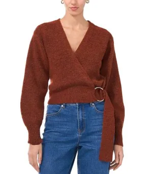 1.STATE Crossover Cropped Sweater