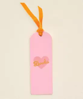 Acrylic Book Mark - Heart Books