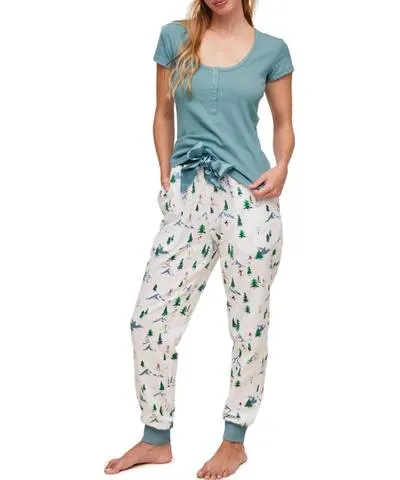 Adore Me Women's Caileigh T-Shirt & Joggers Pajama Set