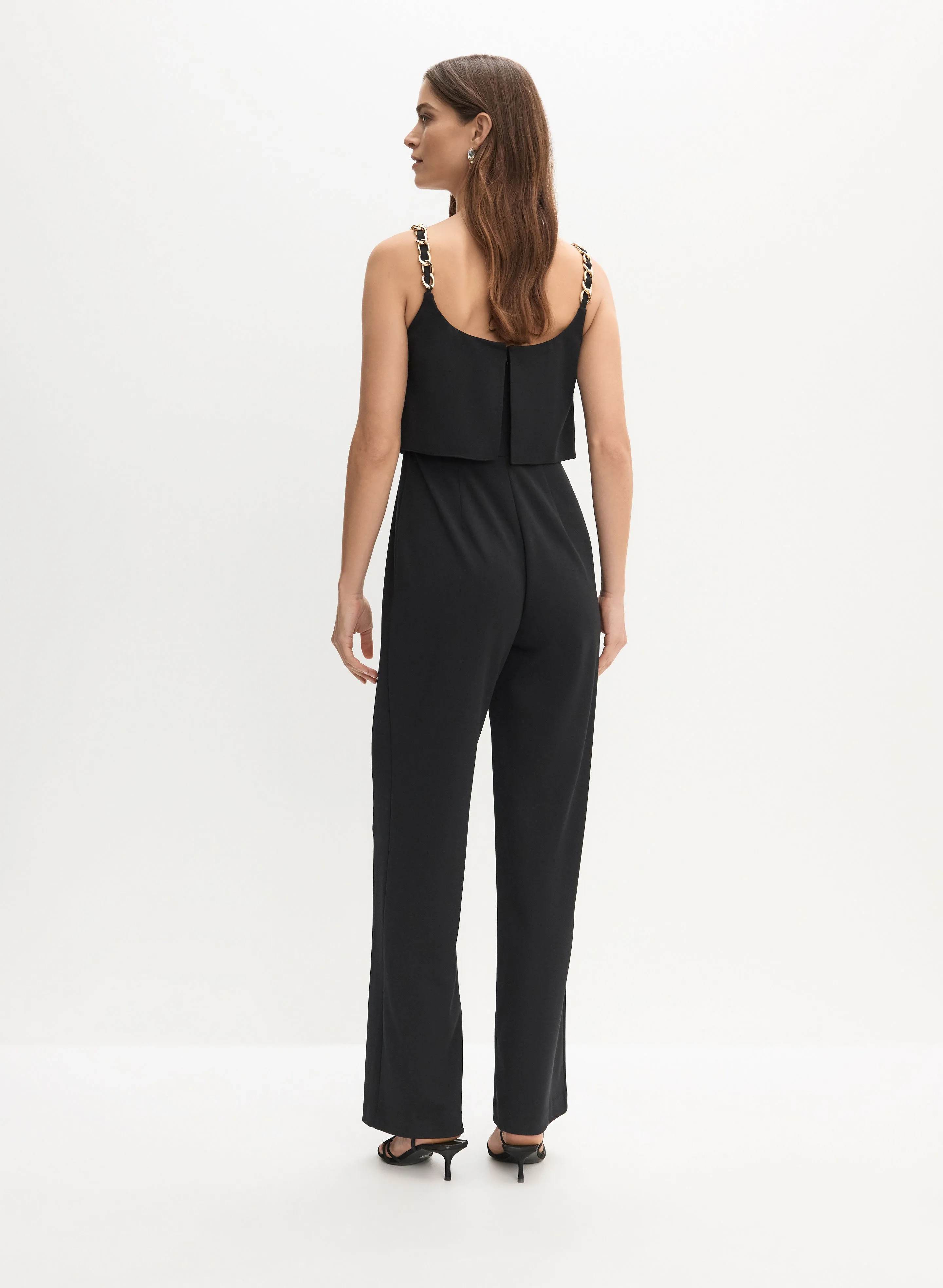 Adrianna Papell - Chain Strap Jumpsuit