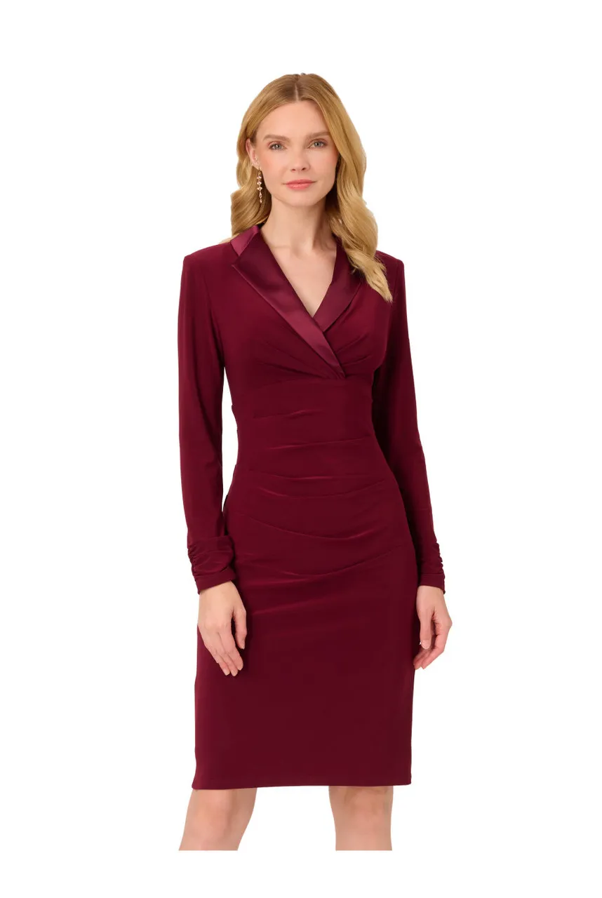 ADRIANNA PAPELL Jersey tuxedo dress -                         -                     -                