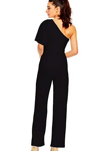 Adrianna Papell One Shoulder Jumpsuit | Kaleidoscope