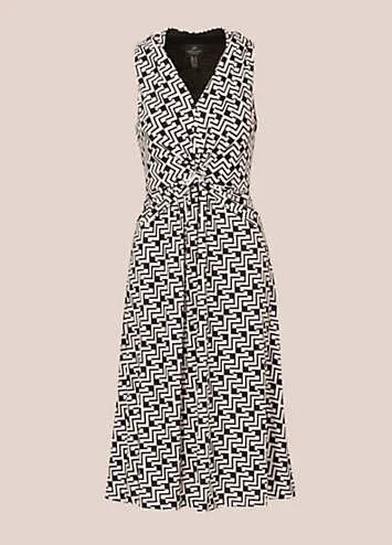 Adrianna Papell Printed Midi Dress | Kaleidoscope