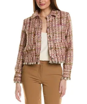 Adrienne Landau Tweed Crop Jacket