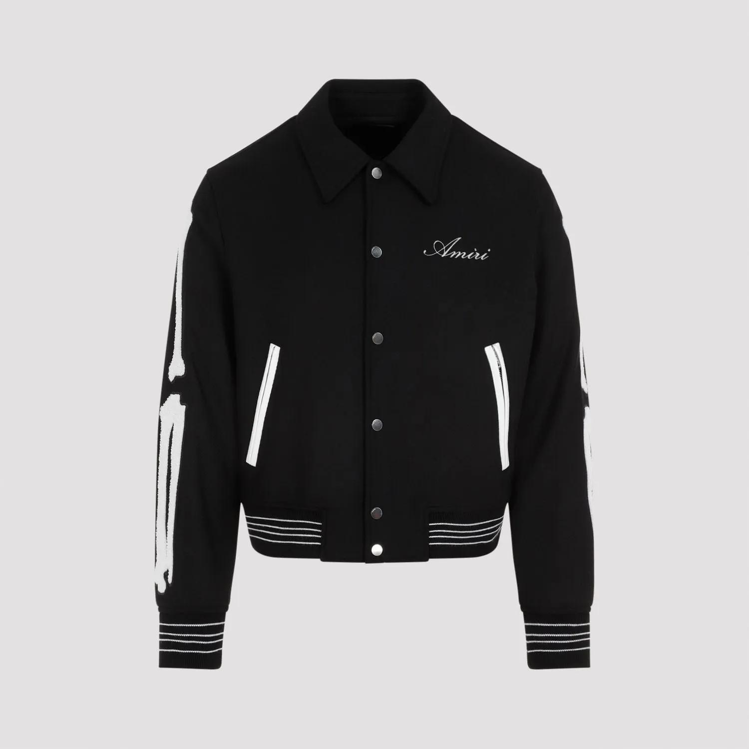 AMIRI Midnight Wool Bones Jacket