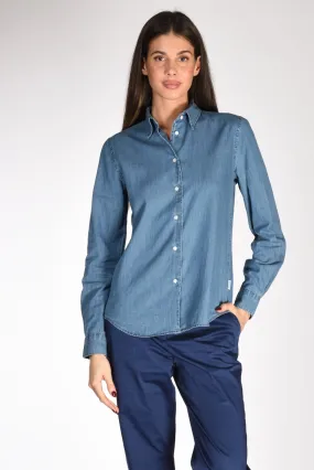 Aspesi Camicia Colletto Blu Jeans Donna