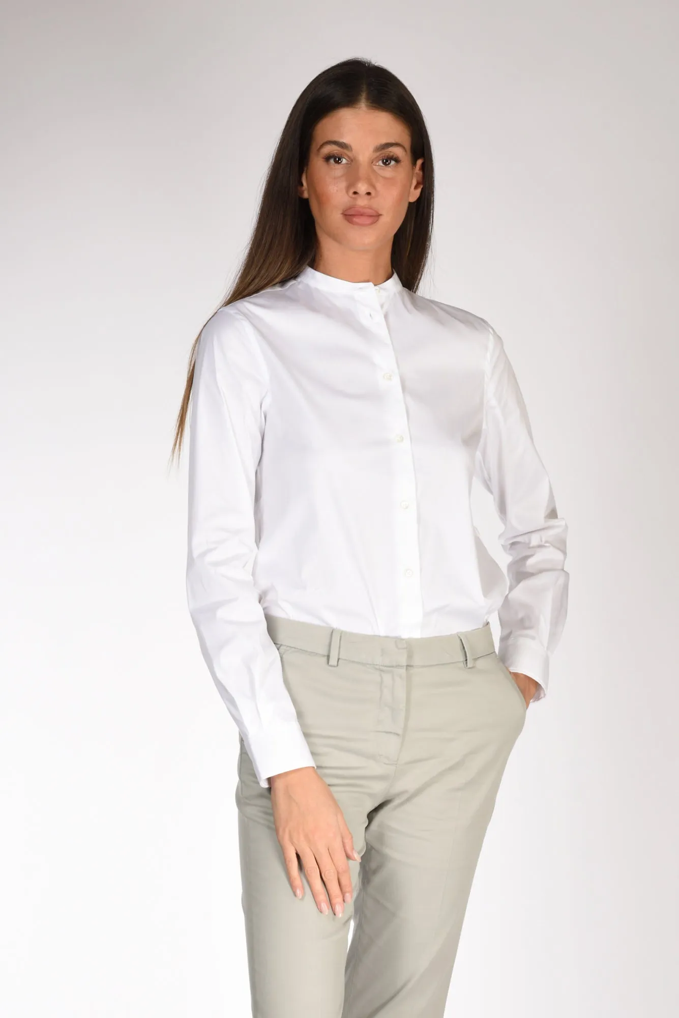 Aspesi Camicia Coreana Bianco Donna