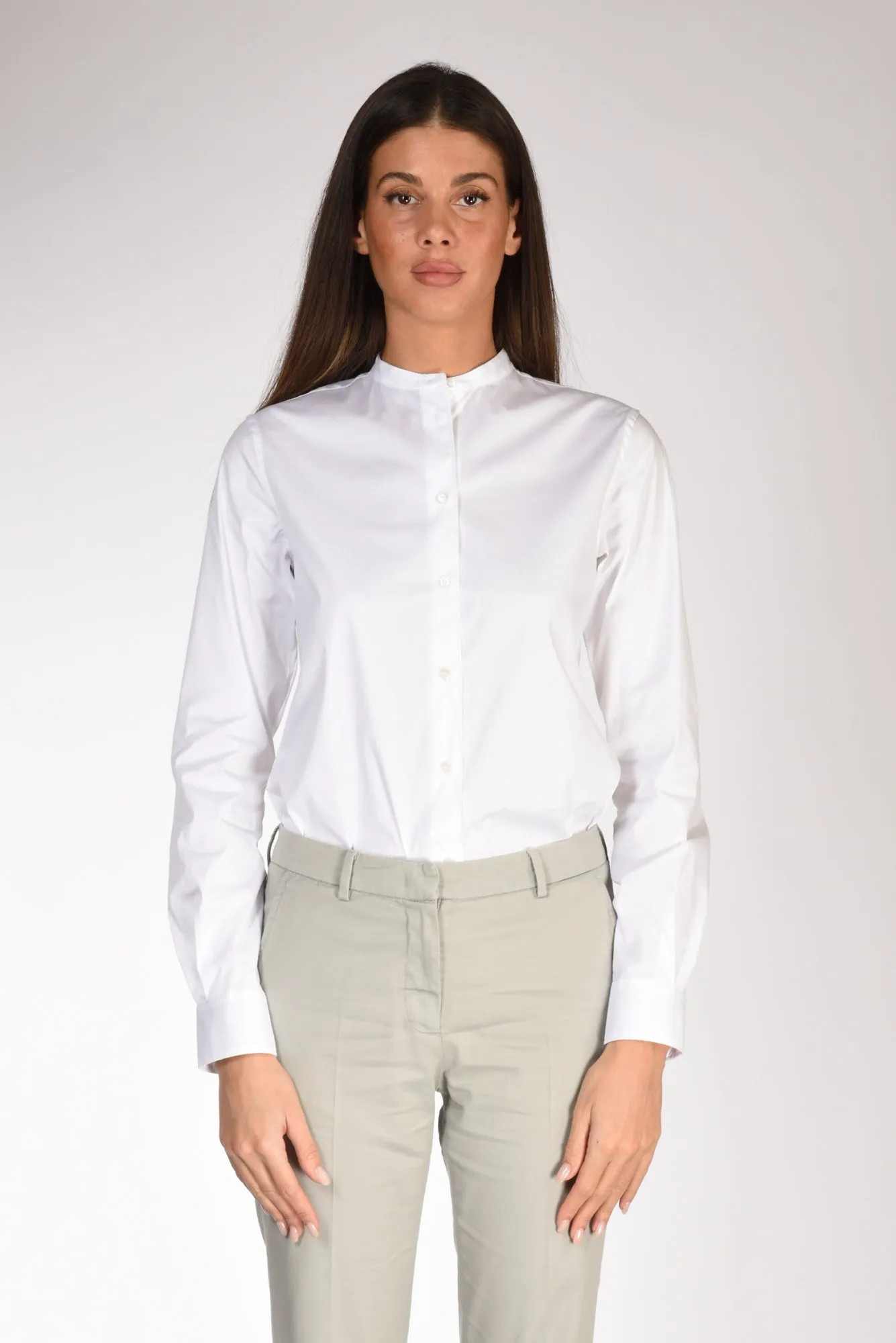 Aspesi Camicia Coreana Bianco Donna