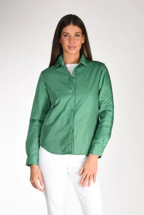 Aspesi Camicia Imbottita Verde Donna