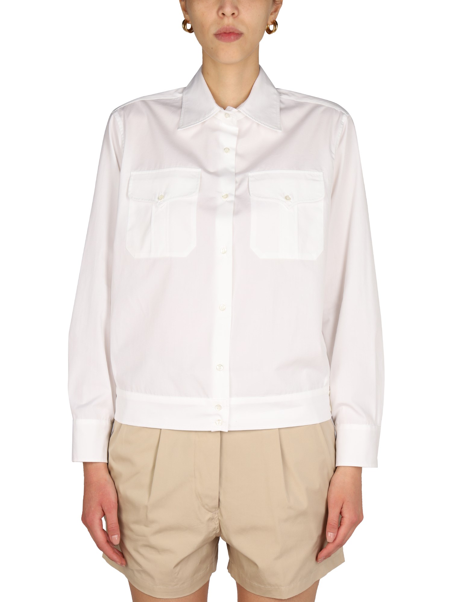 ASPESI    COTTON POPLIN SHIRT