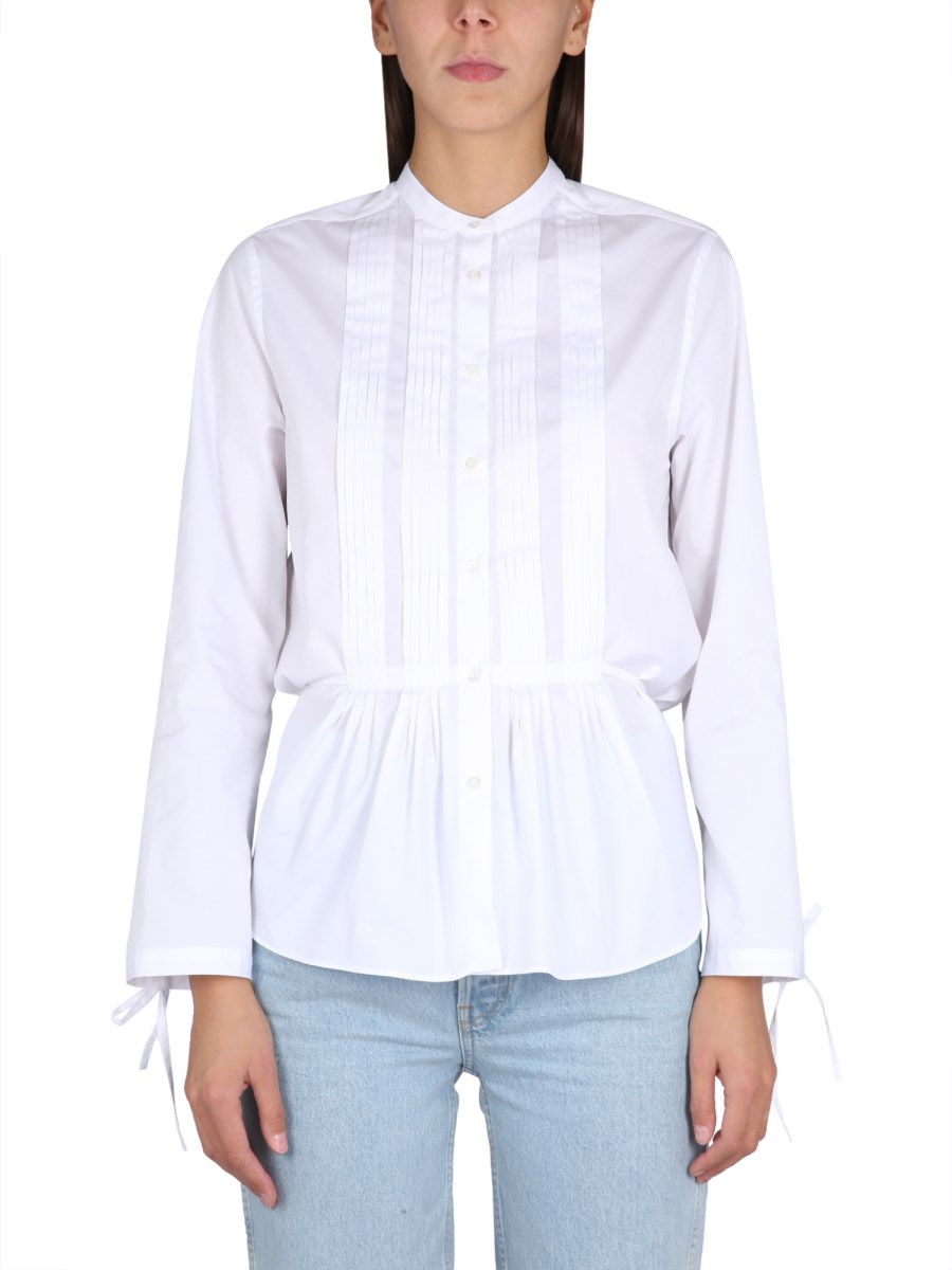 ASPESI    KOREAN COLLAR SHIRT