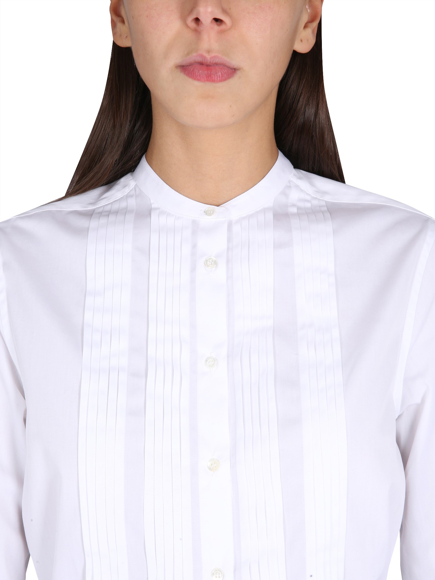 ASPESI    KOREAN COLLAR SHIRT