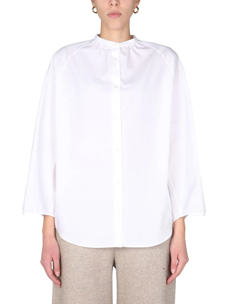 Aspesi Mandarin Collar Oversized Shirt