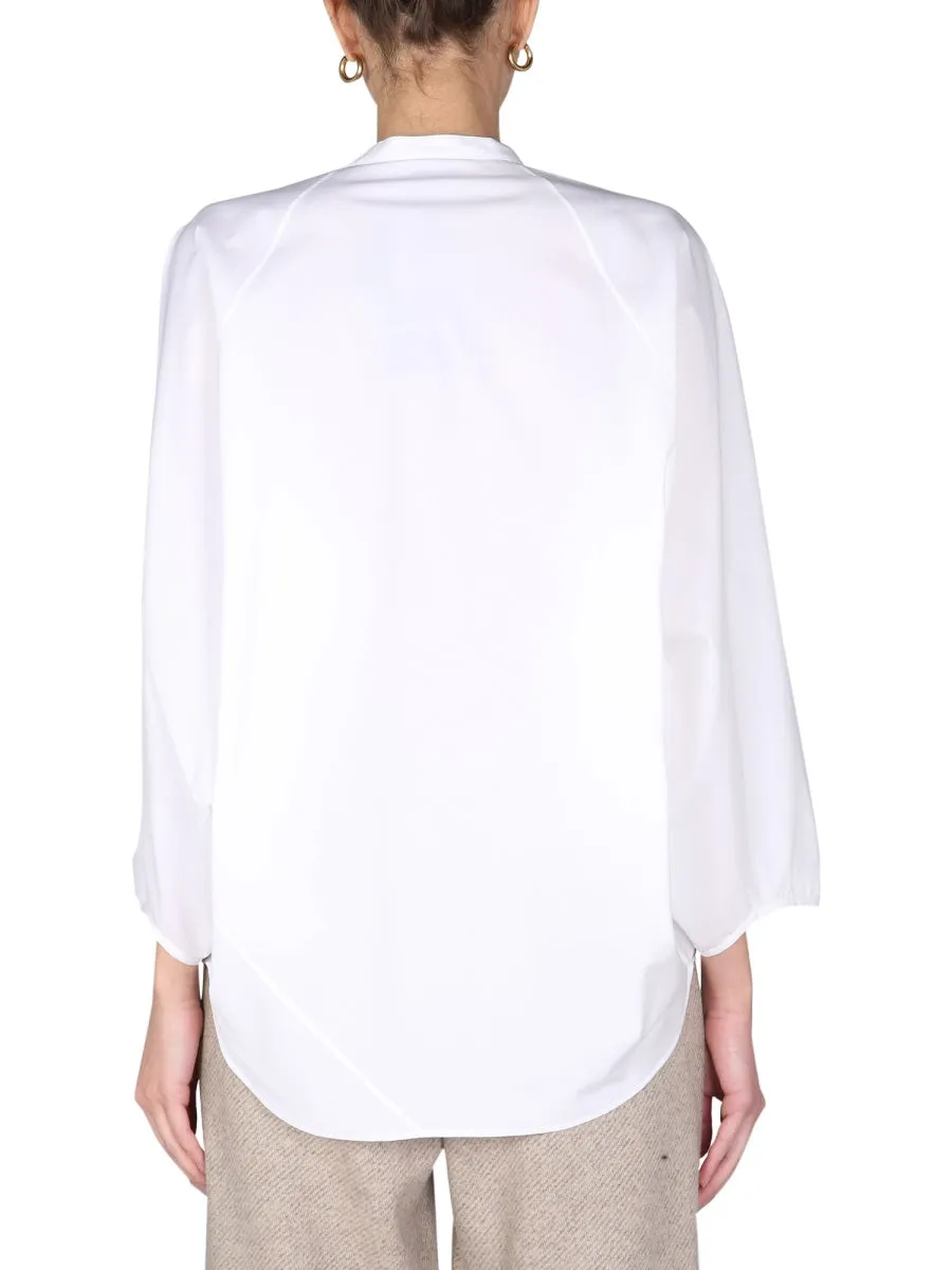 Aspesi Mandarin Collar Oversized Shirt