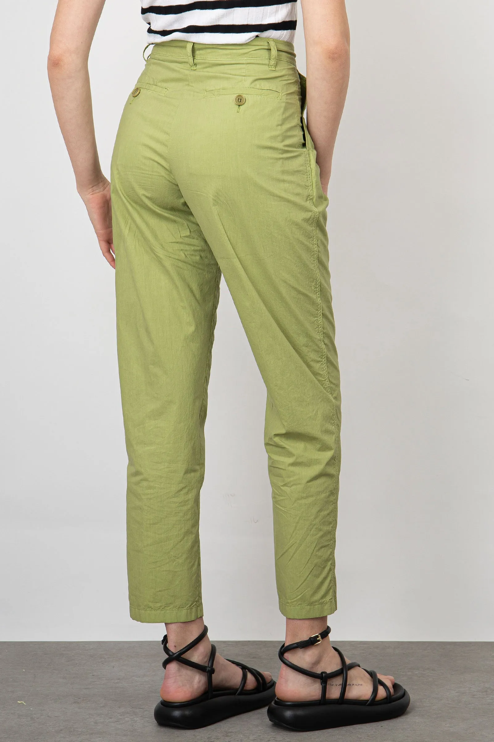 Aspesi Pantalone Chino Cotone Verde