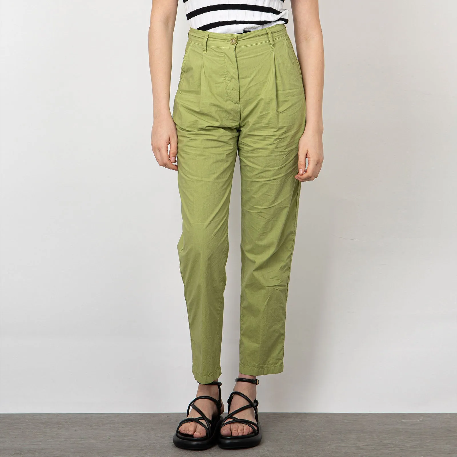 Aspesi Pantalone Chino Cotone Verde