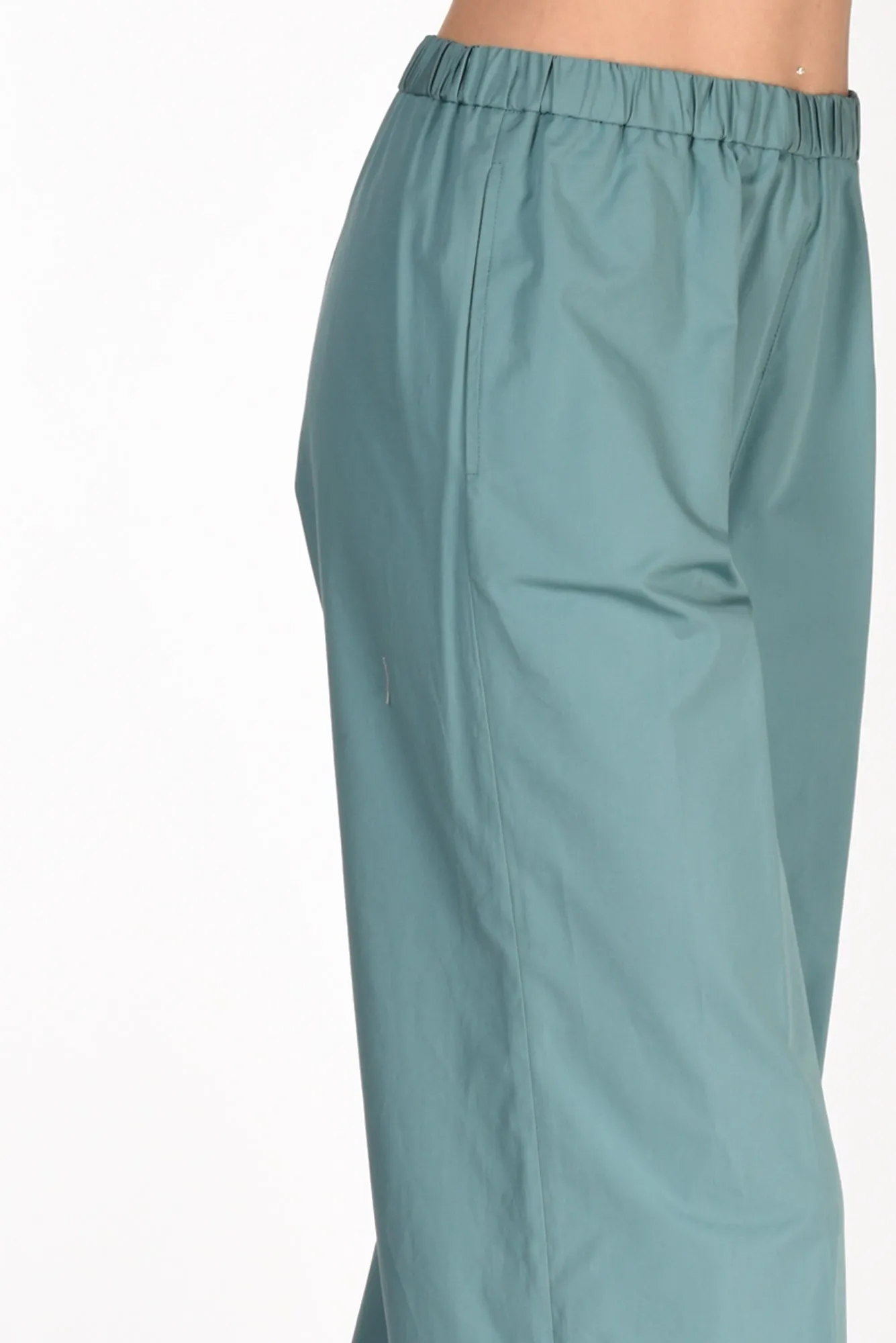 Aspesi Pantalone Elastico Azzurro Donna