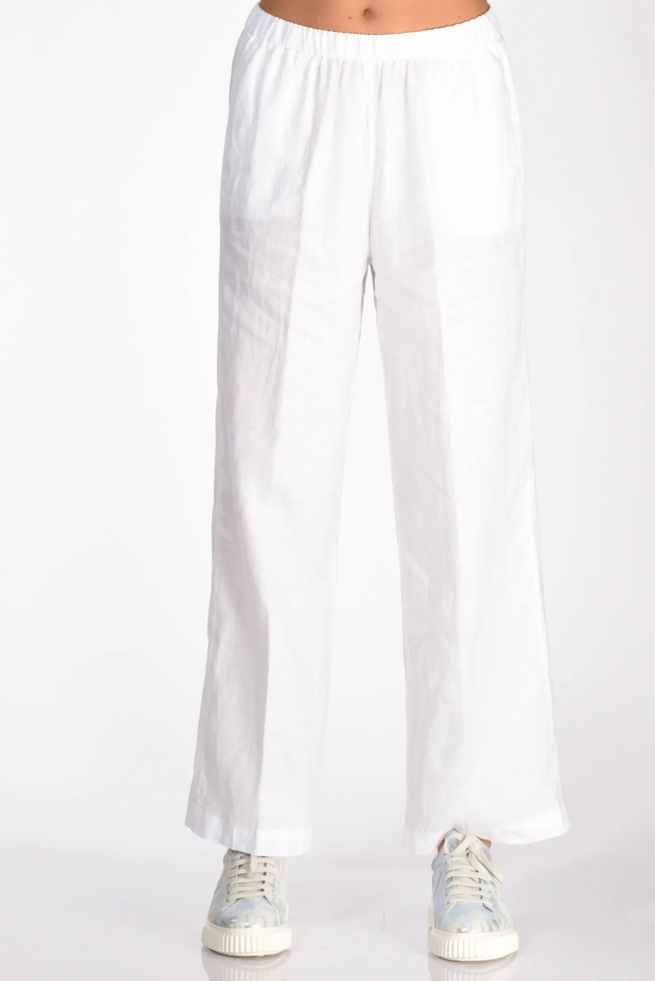 Aspesi Pantalone Elastico Bianco Donna