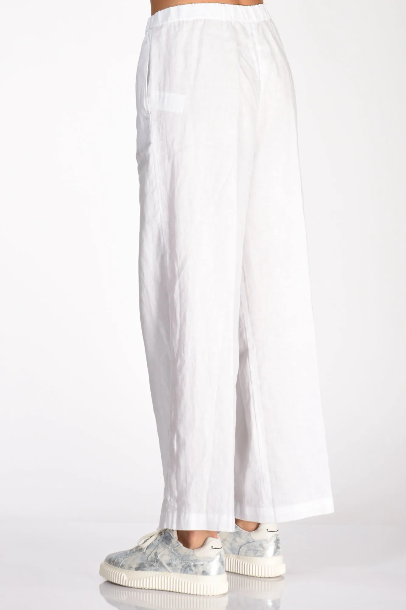 Aspesi Pantalone Elastico Bianco Donna