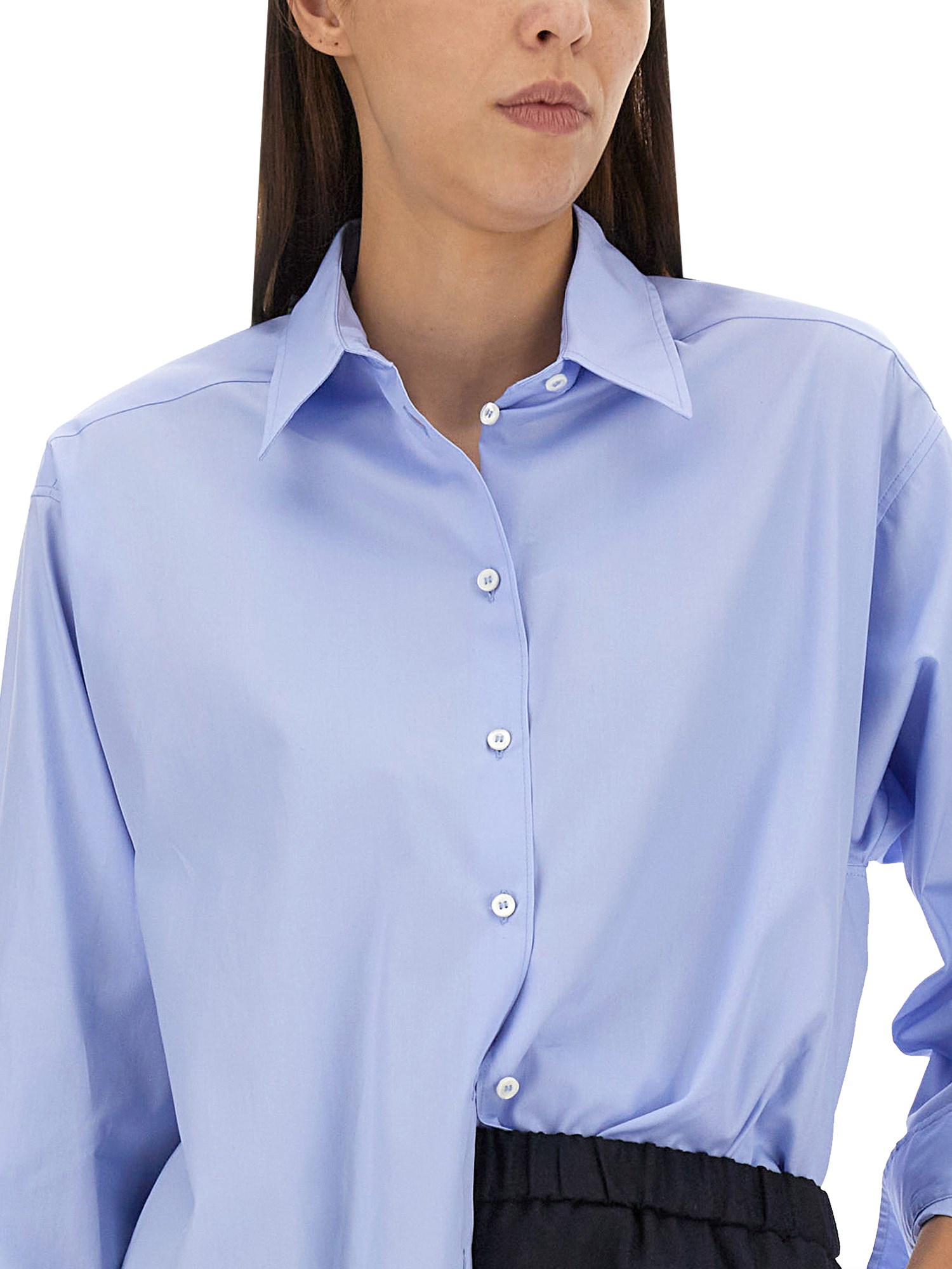 ASPESI    REGULAR FIT COTTON POPLIN SHIRT