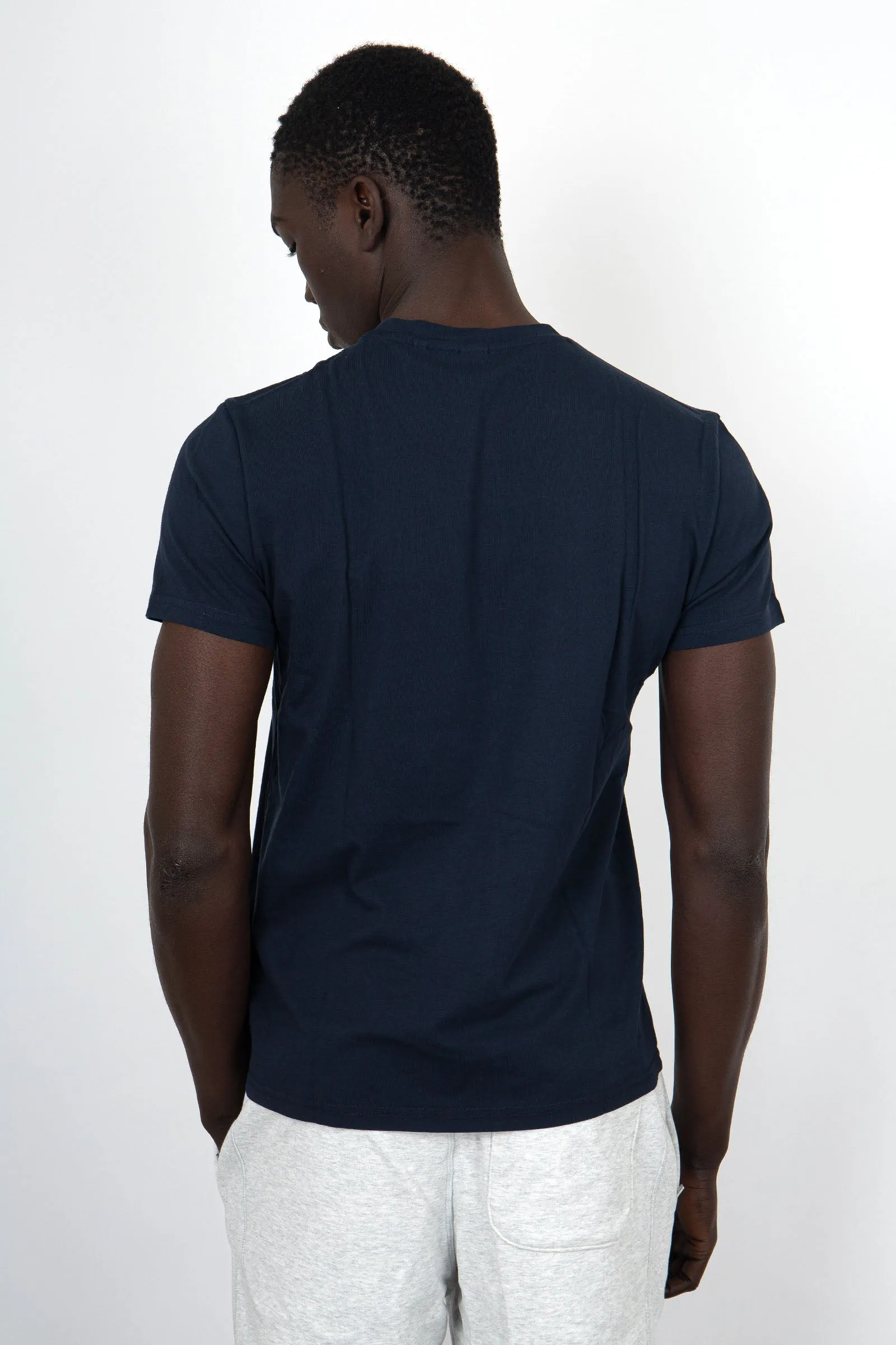 Aspesi T-Shirt Silenzio Cotone Blu Navy