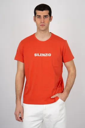 Aspesi T-Shirt Silenzio Cotone Corallo