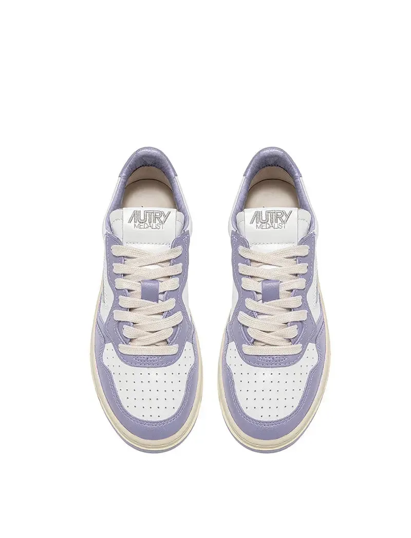 Autry Medalist Low Trainers White / Lavender