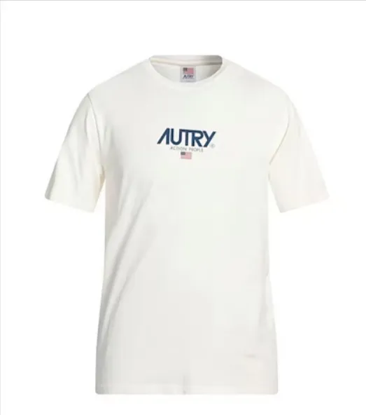 AUTRY  |Street Style U-Neck Short Sleeves Logo T-Shirts