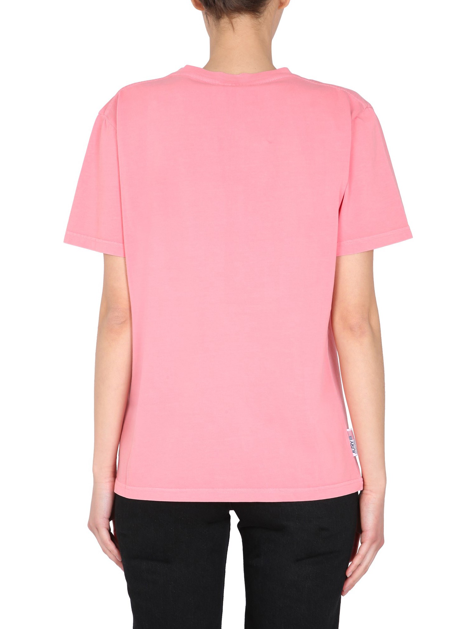 AUTRY    SUNBURNT COTTON T-SHIRT