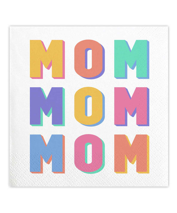 Beverage Napkins - Mom Mom Mom