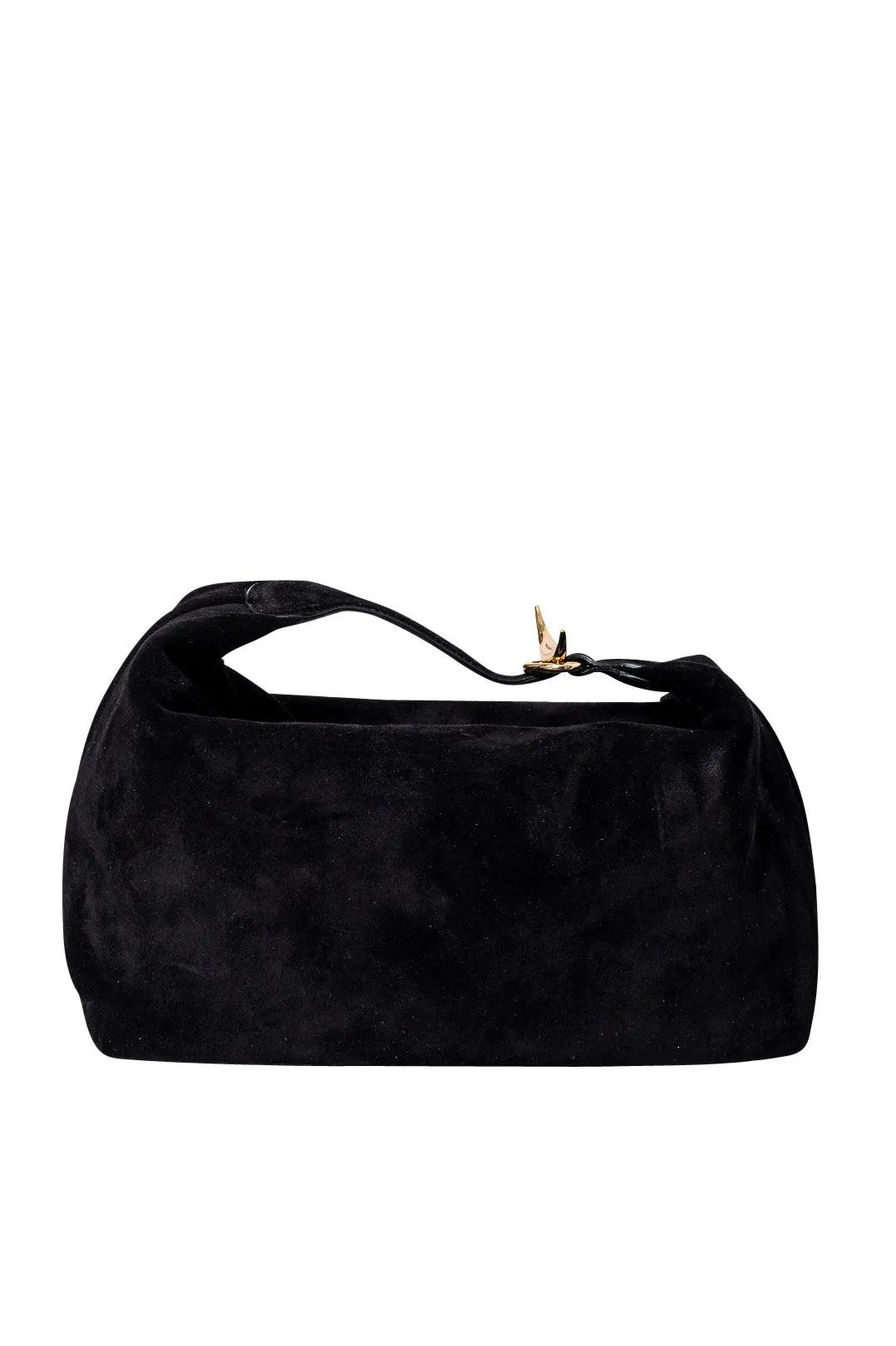 Black Suede Pillow Pouch