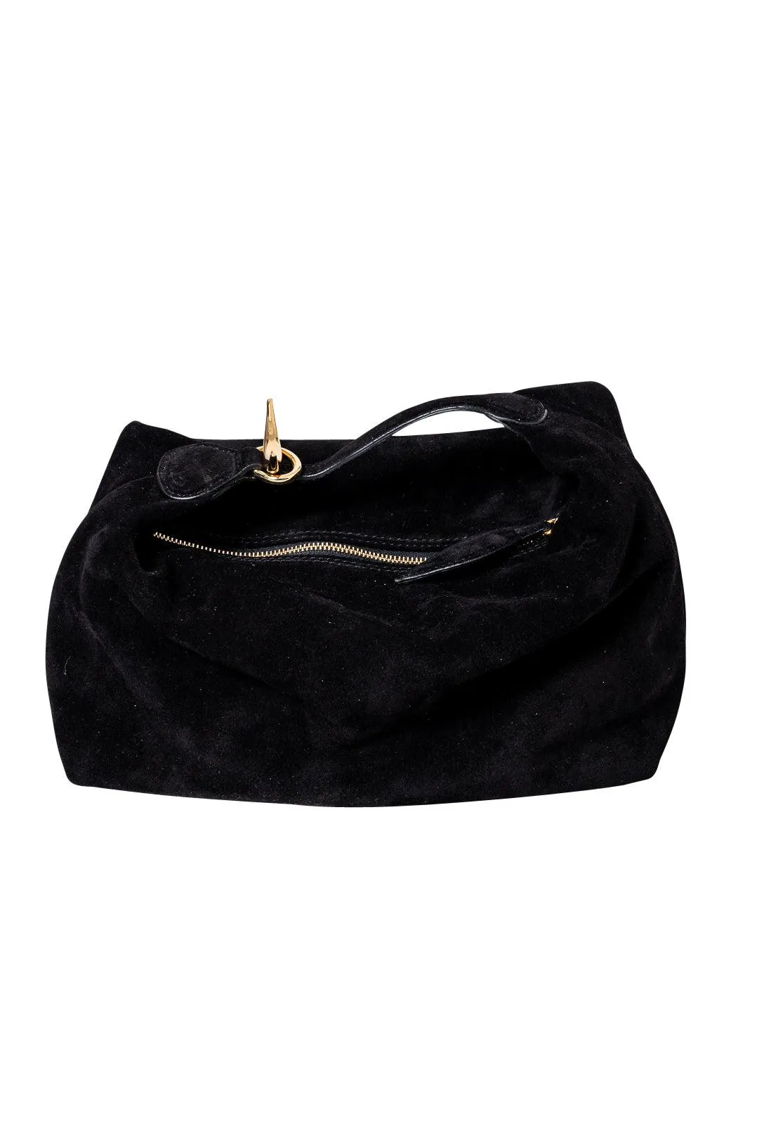 Black Suede Pillow Pouch