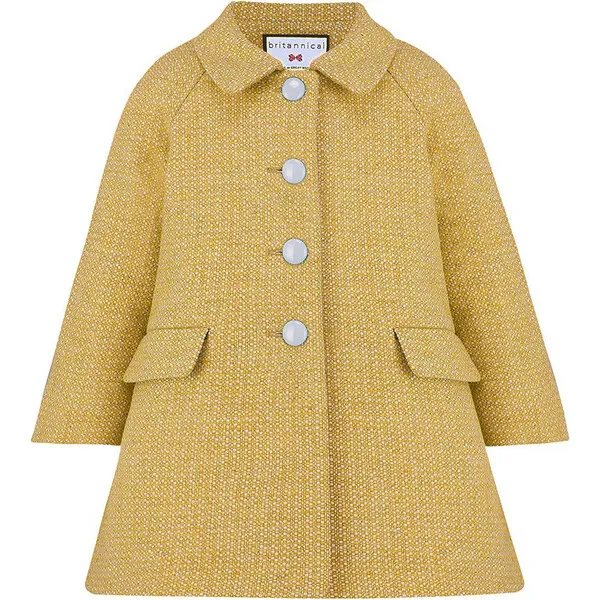 Britannical Islington Coat, Honey Yellow