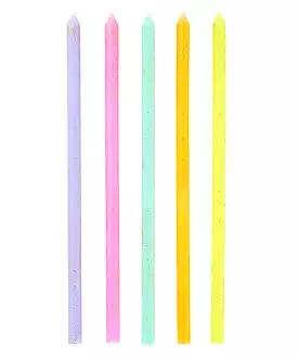 Cake Candles, Set of 6 - Multi