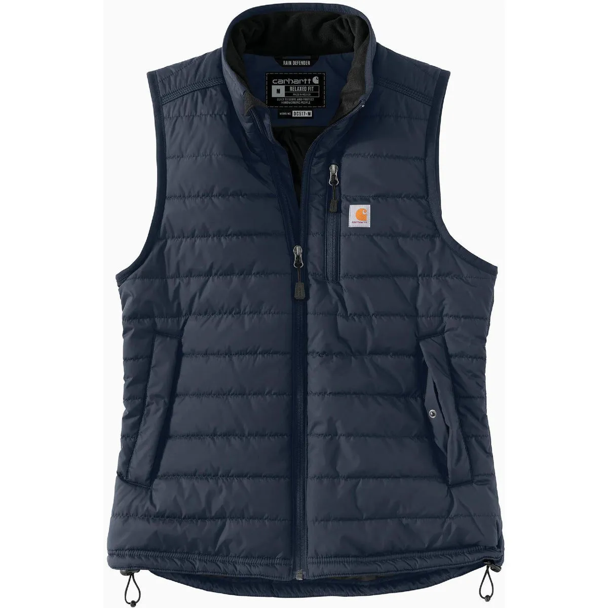 Carhartt Carhartt Rain Defender Women's XL Regular Navy Nylon Insulated Mock Neck Vest