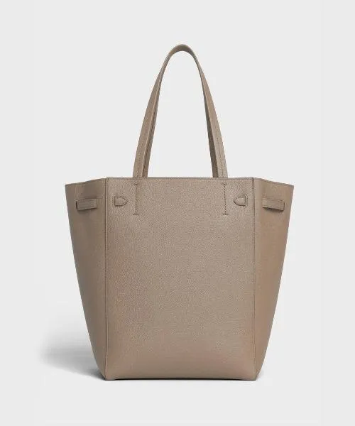 Celine Small Cabas Phantom In Soft Grained Calfskin Taupe