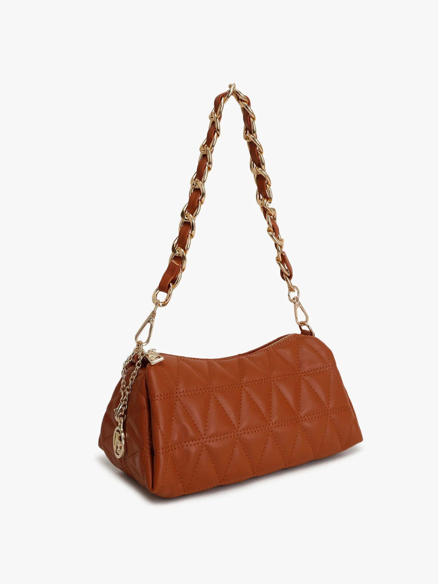 Chain Strap Quilted Shoulder Bag