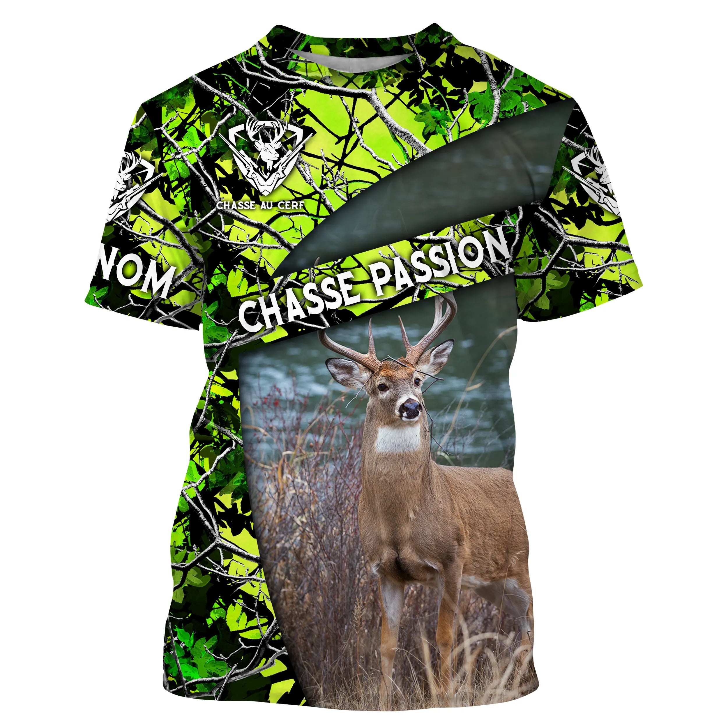 Chasse Au Cerf, Chasse Passion, Camouflage Vert - CT06092220