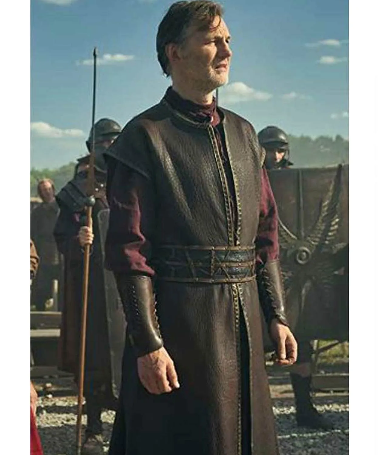 David Morrissey Britannia S03 Aulus Coat | Abbraci