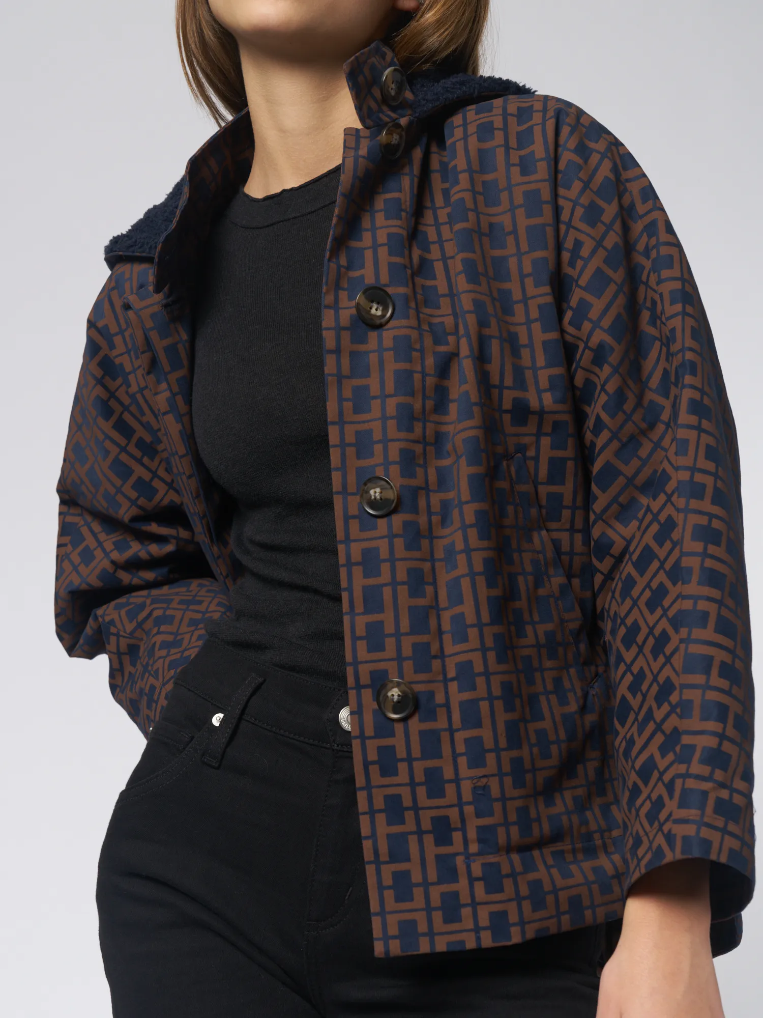 Emma Coat Navy 