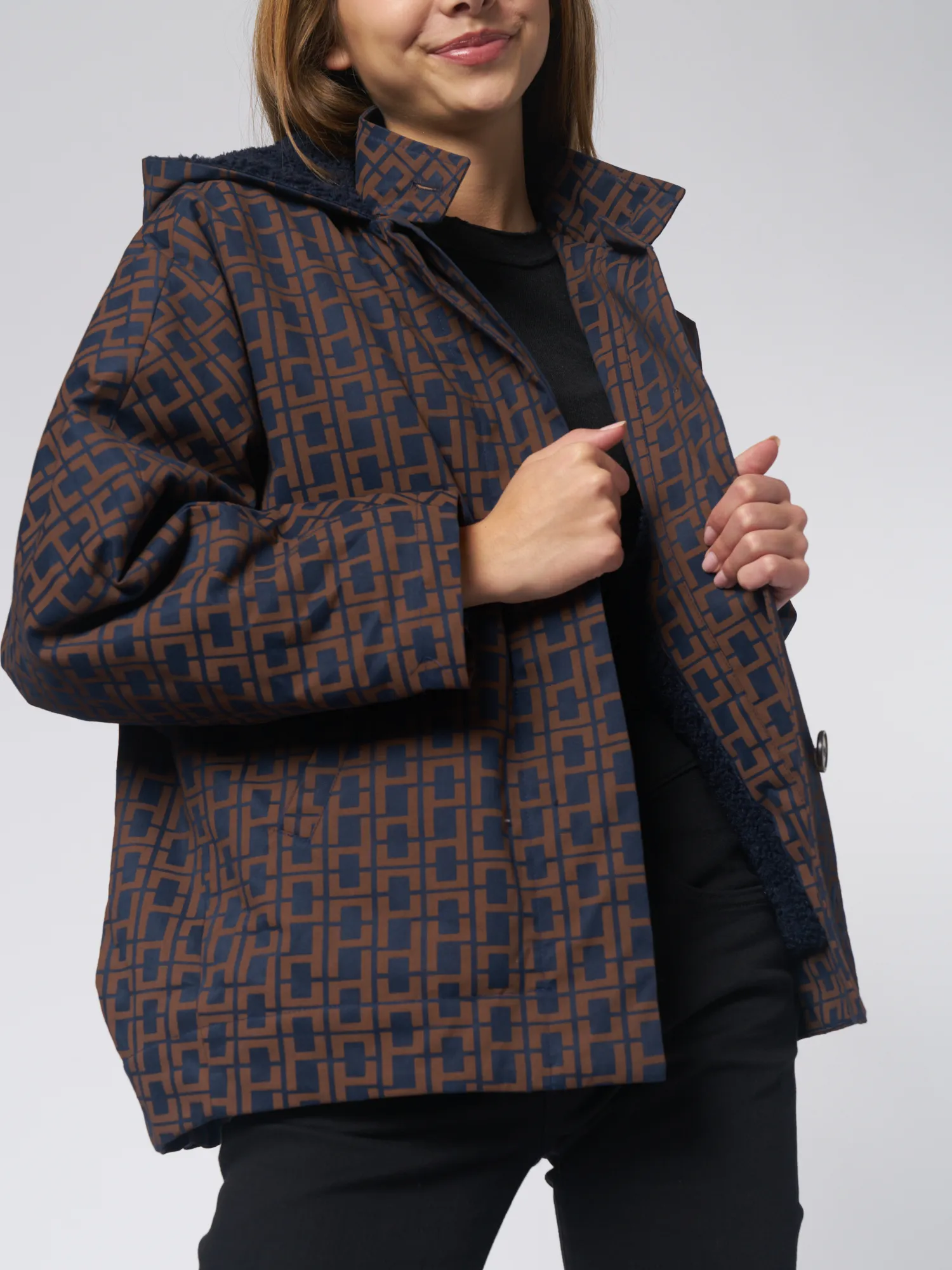 Emma Coat Navy 