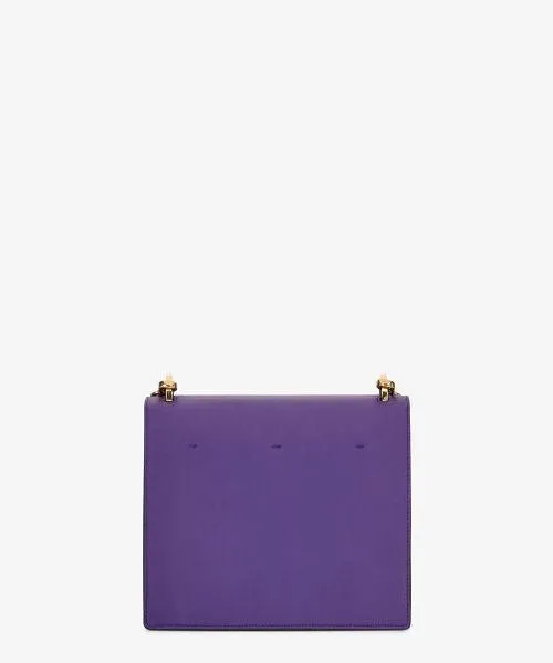 Fendi Kan U Leather Bag Purple