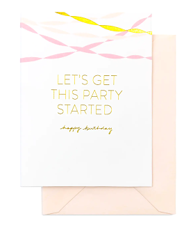 Greeting Card - Birthday Streamers