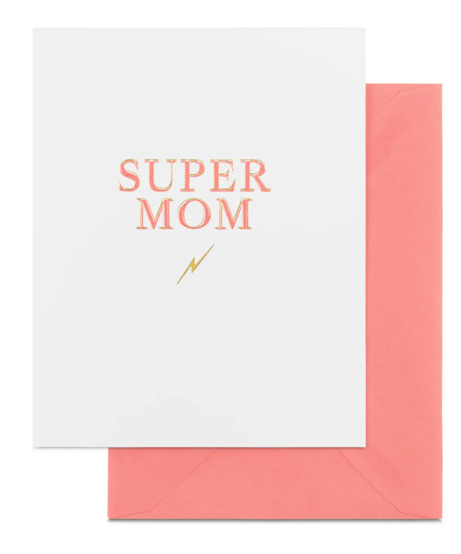 Greeting Card - Super Mom