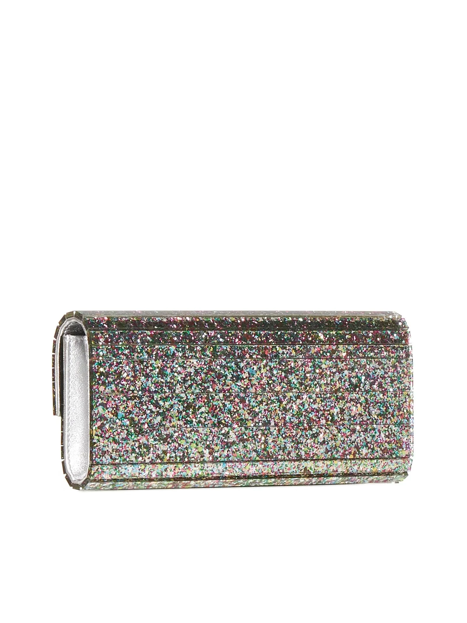 Jimmy Choo Sweetie Chained Glitter Clutch Bag