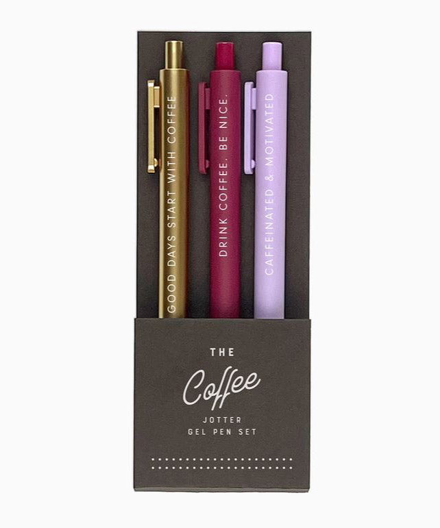 Jotter Gel Pens, Set of 3 - The Coffee