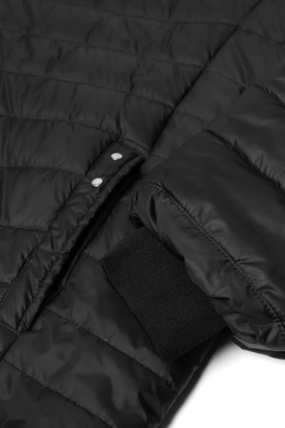 Kam Lightweight Quilted Jacket - Black