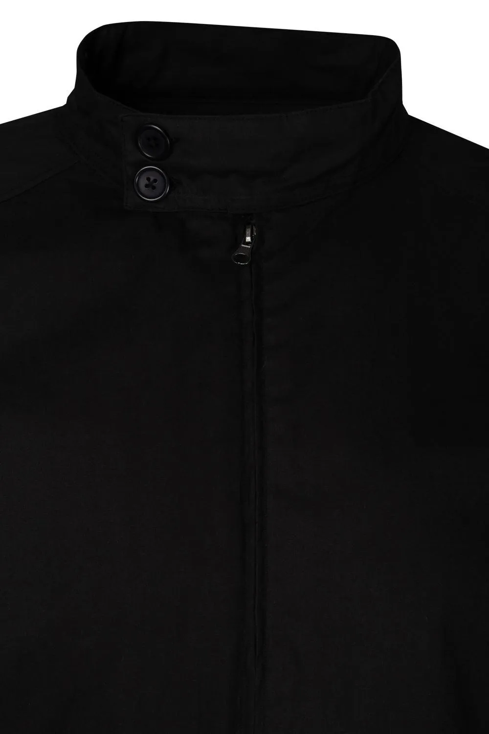 Kam Quilted Harrington Jacket - Black