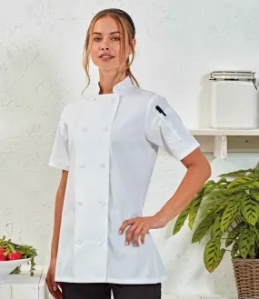 Ladies Chef Jacket with Short Sleeves - Banksford